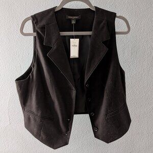 NWT Women's Banana Republic Flannel Vest Sz 14